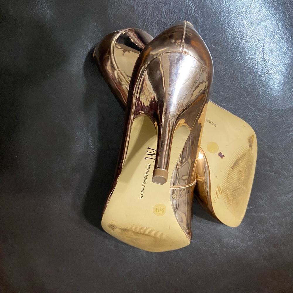 INC Zitah pumps ROSE GOLD - Picture 3 of 5